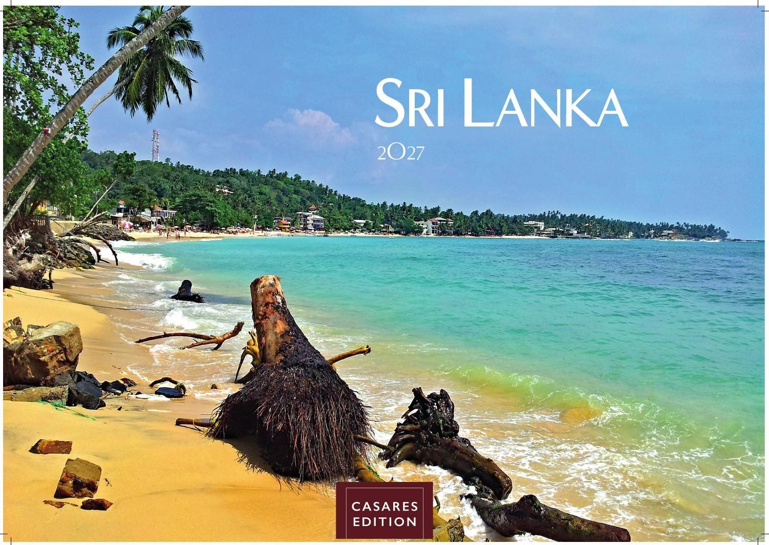 Vorderes Coverbild Sri Lanka Kalender 2027 - Wandkalender | Fotokalender Asien 24x35cm - Hochwertiger für 2027 - mit atemberaubenden Fotos von Sri Lanka, perfekt für Sri Lanka -Liebhaber