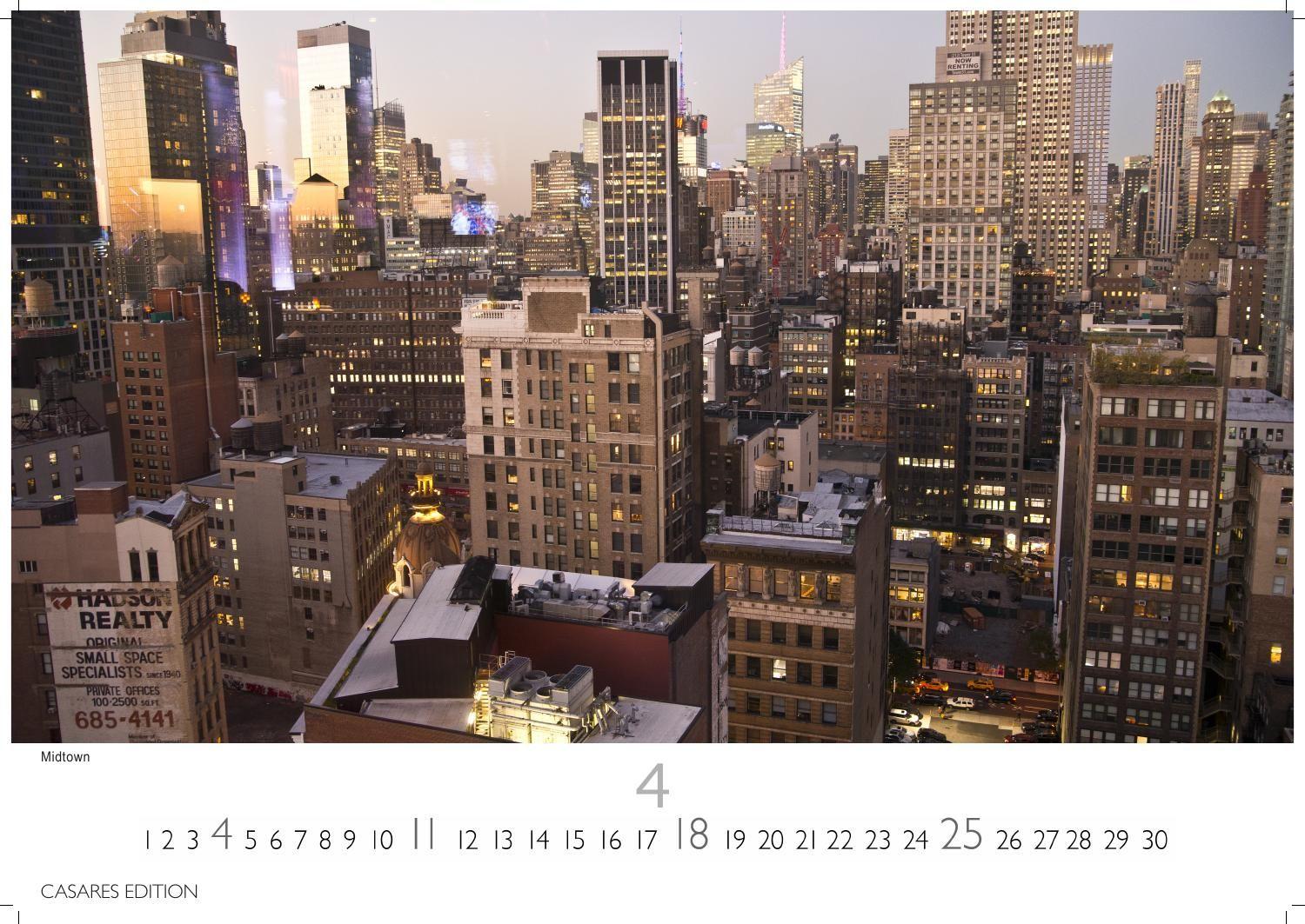 Beispielinhalt (Bild) New York Kalender 2027 - Wandkalender | Fotokalender Nordamerika 24x35cm - Faszinierende Ansichten der Stadt, die niemals schläft, als Geschenk oder Blickfang