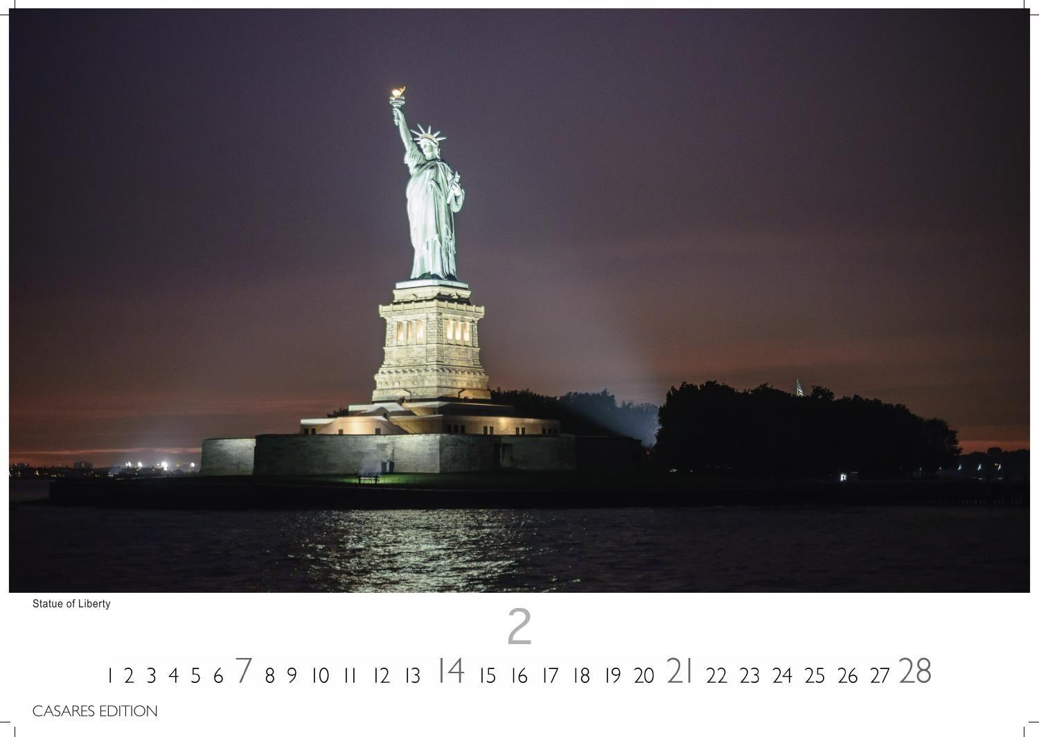 Beispielinhalt (Bild) New York Kalender 2027 - Wandkalender | Fotokalender Nordamerika 24x35cm - Faszinierende Ansichten der Stadt, die niemals schläft, als Geschenk oder Blickfang