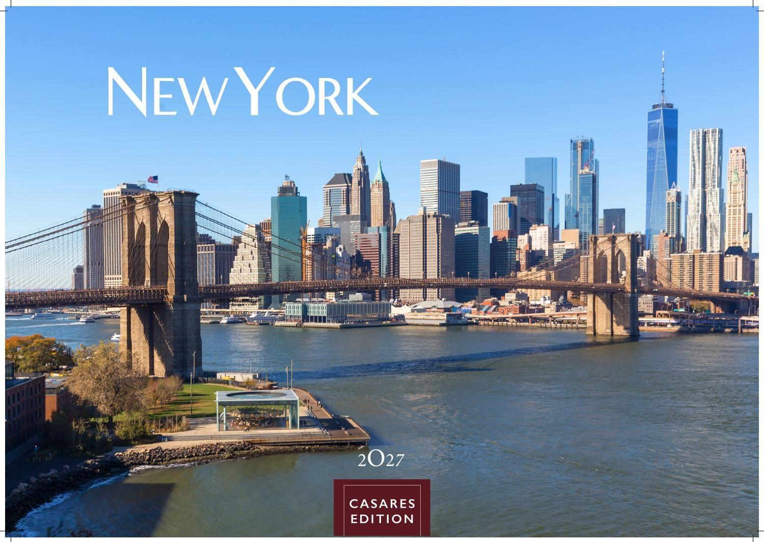 Vorderes Coverbild New York Kalender 2027 - Wandkalender | Fotokalender Nordamerika 24x35cm - Faszinierende Ansichten der Stadt, die niemals schläft, als Geschenk oder Blickfang