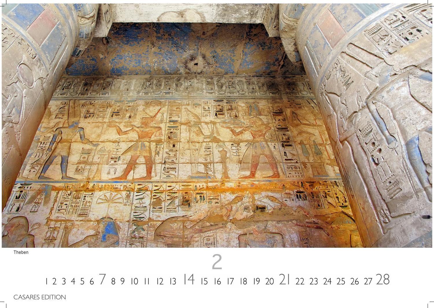 Beispielinhalt (Bild) Ägypten Kalender 2027 - Wandkalender | Fotokalender Afrika 24x35 cm - mit atemberaubenden Fotos der Pyramiden, Sphinx, Luxor & mehr