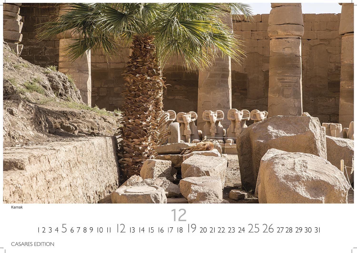Beispielinhalt (Bild) Ägypten Kalender 2027 - Wandkalender | Fotokalender Afrika 24x35 cm - mit atemberaubenden Fotos der Pyramiden, Sphinx, Luxor & mehr