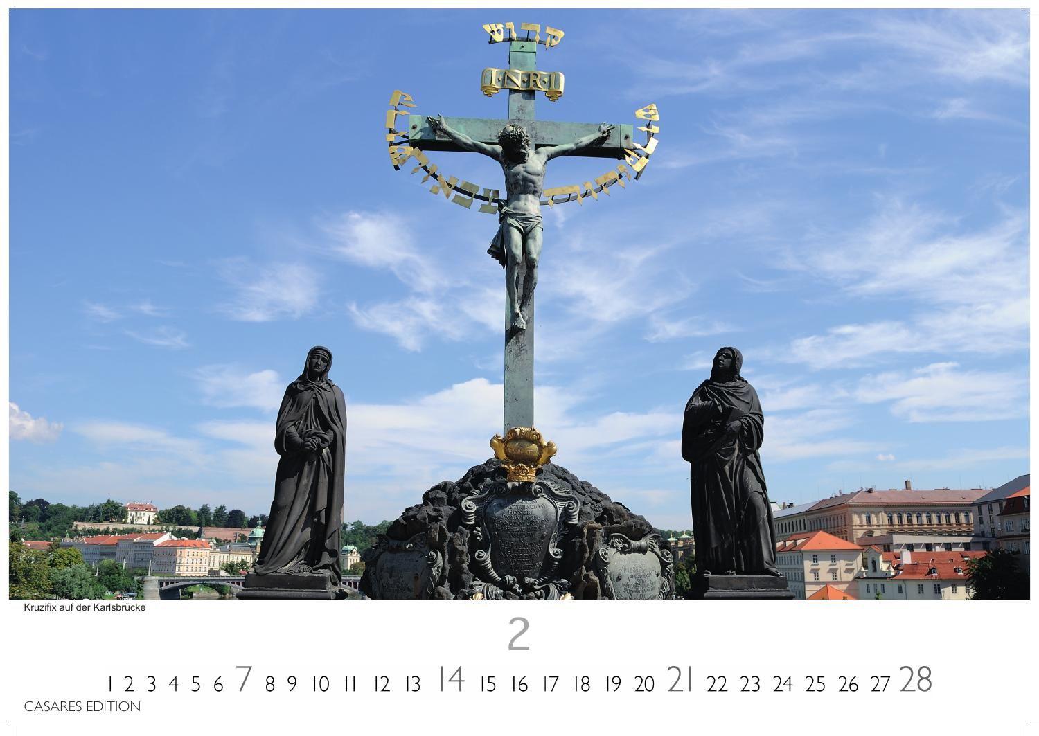 Beispielinhalt (Bild) Prag Kalender 2027 - Wandkalender | Fotokalender 24x35cm - Hochwertige Fotos von Prags bekanntesten Bauwerken, historischen Plätzen und malerischen Ecken