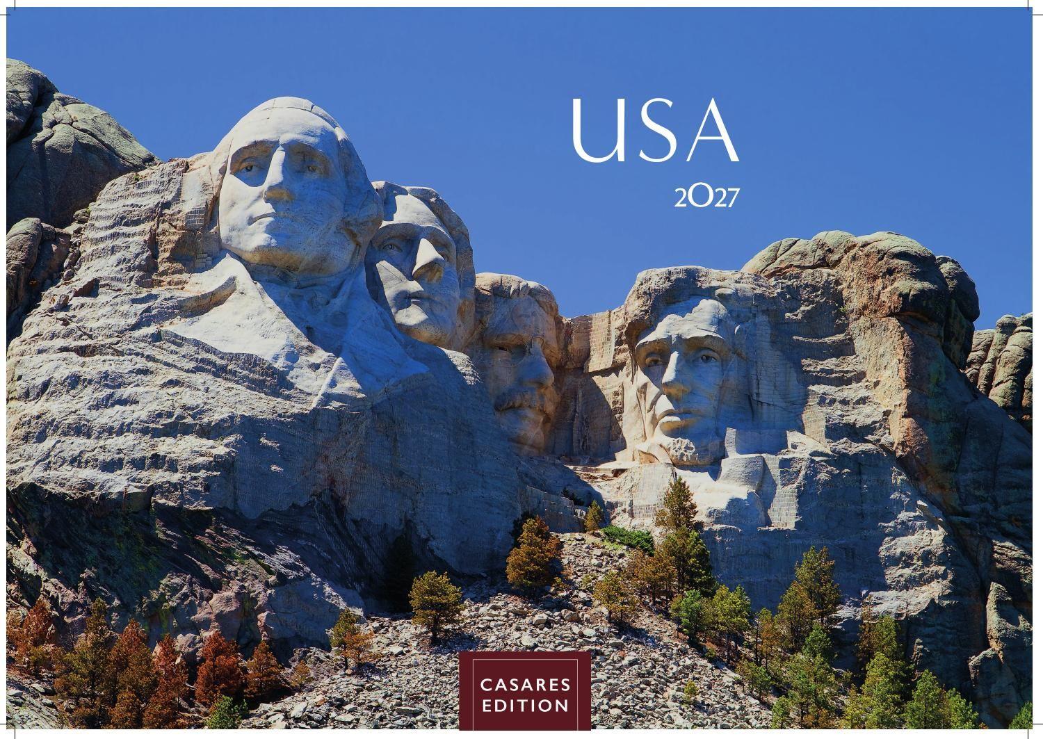 Vorderes Coverbild USA Kalender 2027 - Wandkalender | Fotokalender Nordamerika 24x35cm - Atemberaubende Bilder aus den Vereinigten Staaten, ideal als Wanddeko und Geschenkidee