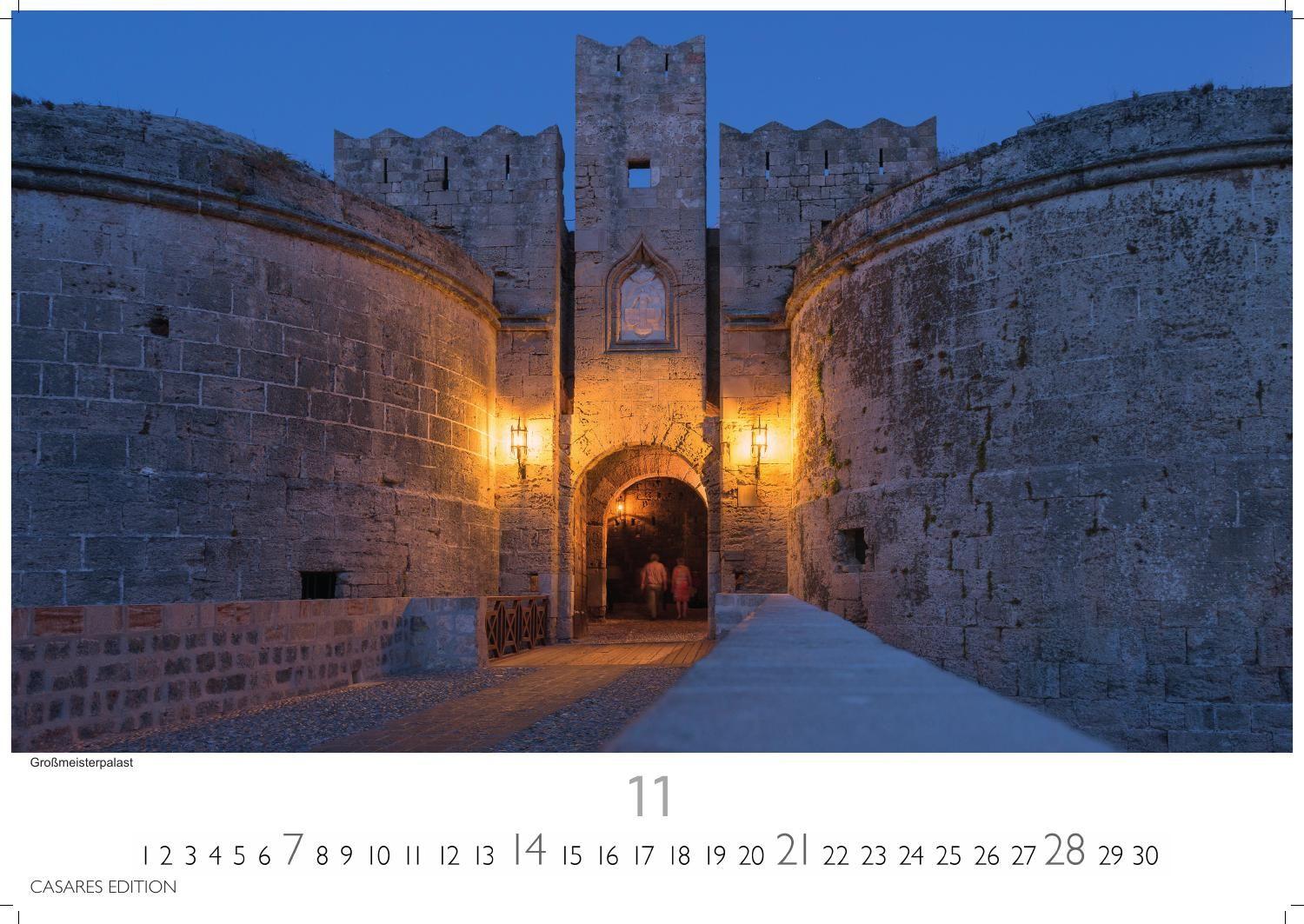 Beispielinhalt (Bild) Rhodos Kalender 2027 - Wandkalender | Fotokalender Griechenland 35x50cm Großformat, Premium Qualität, Urlaub, Ferien, Reise & Lifestyle - Perfekt für Rodos Fans & Reisebegeisterte.