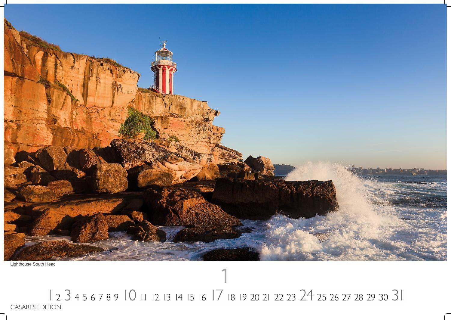 Beispielinhalt (Bild) Australien Kalender 2027 - Wandkalender | Fotokalender Ozeanien 24x35cm - 12 atemberaubende Landschaften aus Down Under, perfekt als Geschenk & Wanddeko