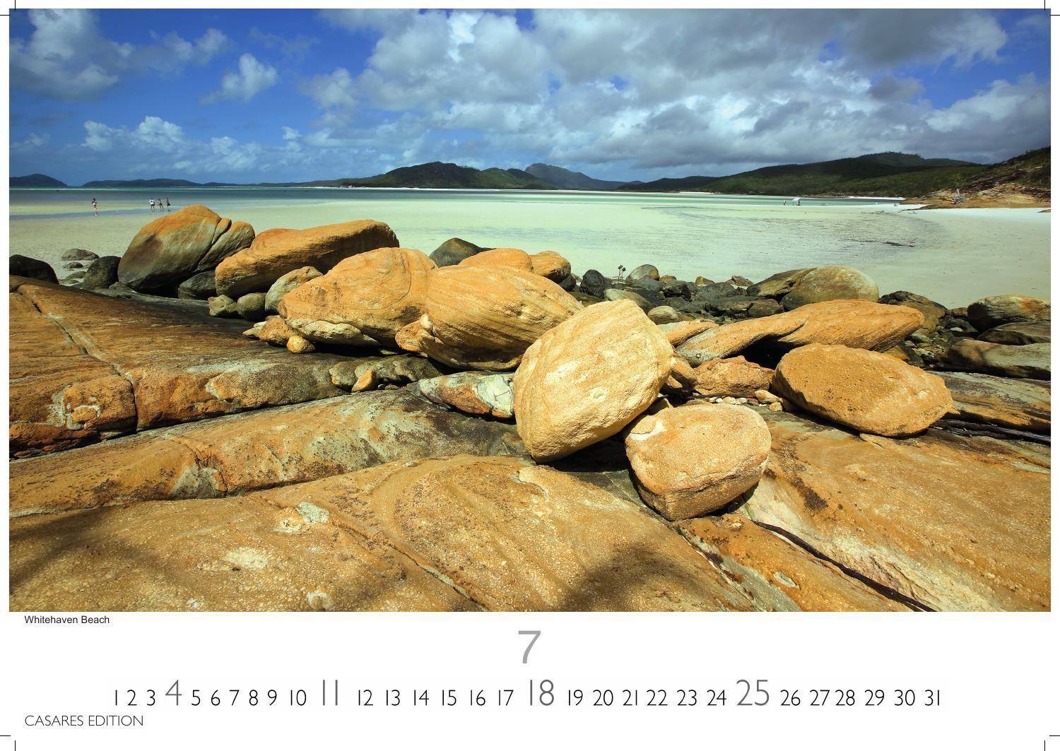 Beispielinhalt (Bild) Australien Kalender 2027 - Wandkalender | Fotokalender Ozeanien 24x35cm - 12 atemberaubende Landschaften aus Down Under, perfekt als Geschenk & Wanddeko