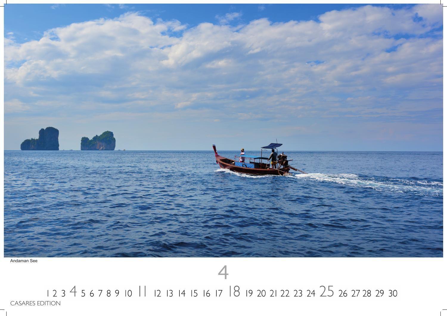 Beispielinhalt (Bild) Thailand Kalender 2027 - Wandkalender | Fotokalender Asien 35x50cm Grosses Format - Hochwertiger für 2027 - von der beeindruckenden Schönheit des Landes ,Perfekt für Thailand-Liebhaber