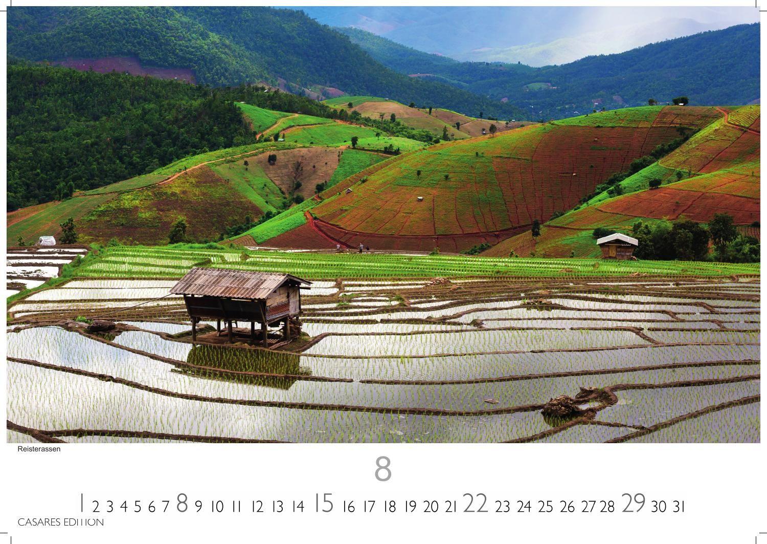 Beispielinhalt (Bild) Thailand Kalender 2027 - Wandkalender | Fotokalender Asien 35x50cm Grosses Format - Hochwertiger für 2027 - von der beeindruckenden Schönheit des Landes ,Perfekt für Thailand-Liebhaber