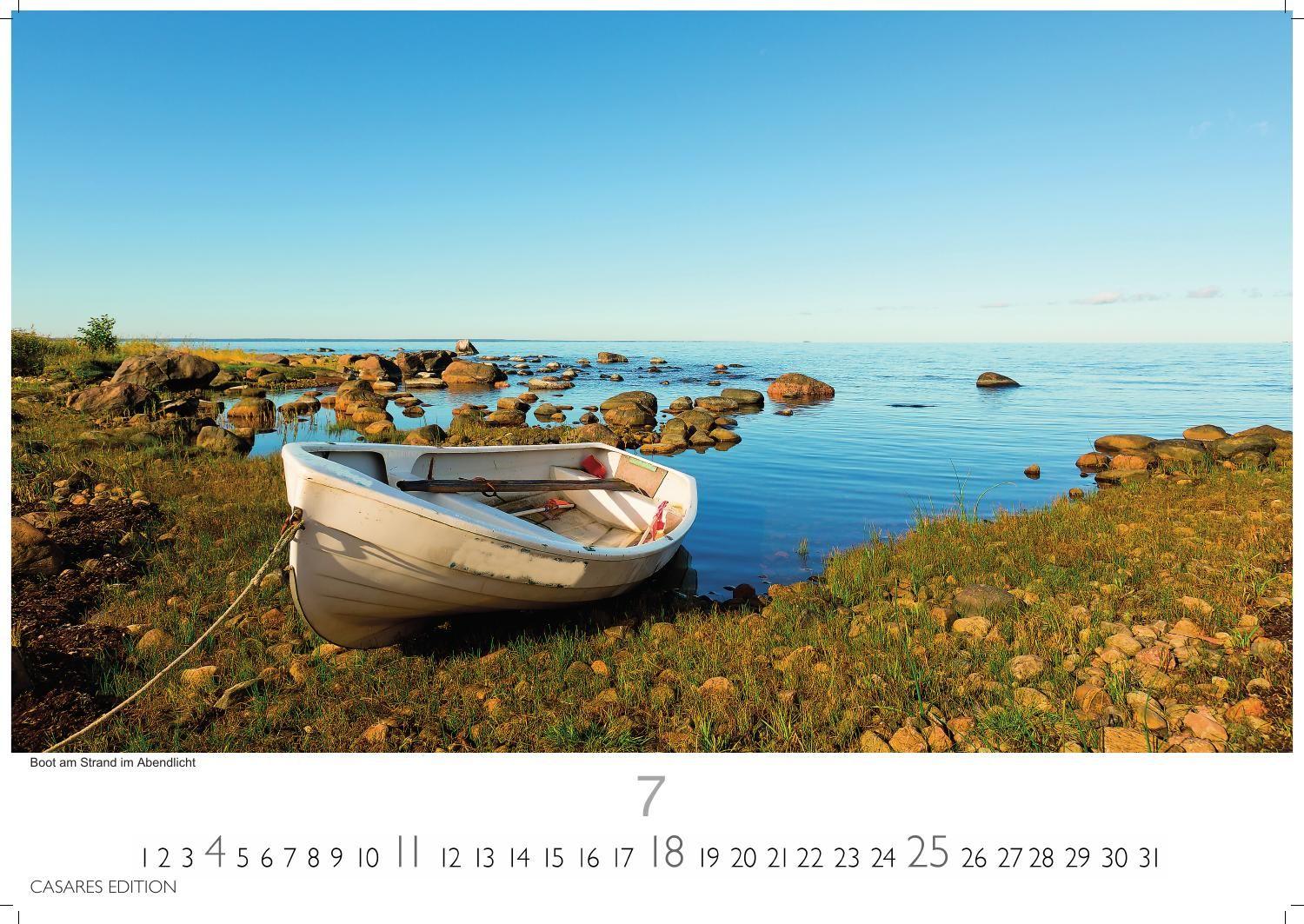Beispielinhalt (Bild) Ostseeküste Kalender 2027 - Wandkalender | Fotokalender Deutschland 24x35cm | Stimmungsvolle Küstenmomente im Ostseeküste - 12 faszinierende Ansichten von Meer und Natur