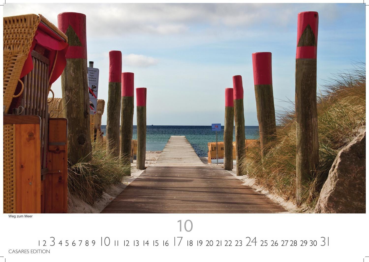 Beispielinhalt (Bild) Rügen Kalender 2027 - Wandkalender | Fotokalender Deutschland 35x50cm | in 12 faszinierenden Fotos - von Küstenromantik bis wildromantischer Inselnatur