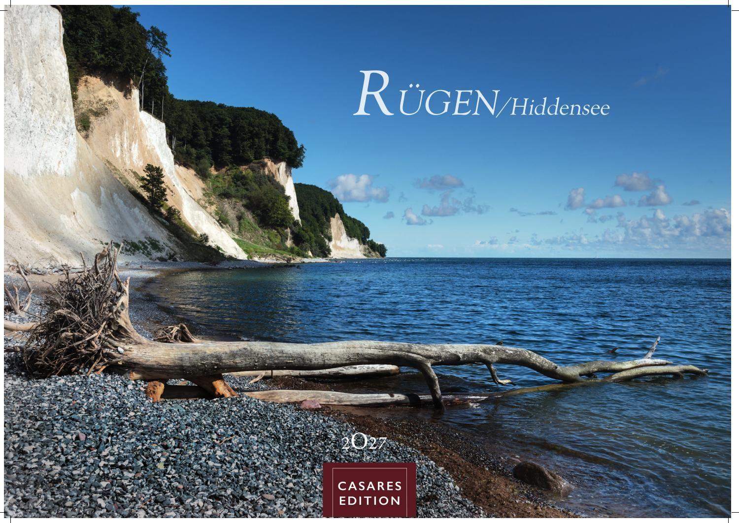 Vorderes Coverbild Rügen Kalender 2027 - Wandkalender | Fotokalender Deutschland 35x50cm | in 12 faszinierenden Fotos - von Küstenromantik bis wildromantischer Inselnatur