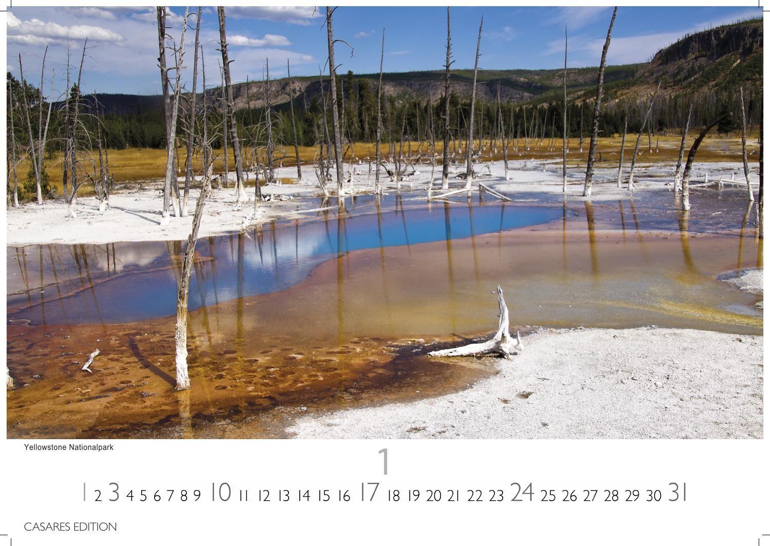 Beispielinhalt (Bild) Nationalparks USA Kalender 2027 - Wandkalender | Fotokalender Nordamerika 24x35cm - Faszinierende Naturmotive aus Amerikas Parks, ideal als Deko & Geschenkidee
