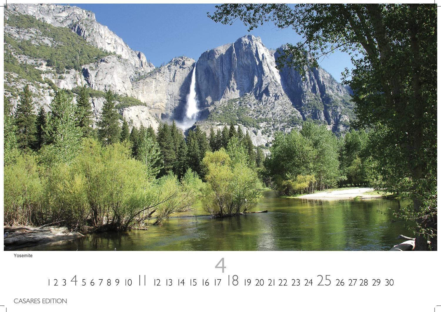Beispielinhalt (Bild) Nationalparks USA Kalender 2027 - Wandkalender | Fotokalender Nordamerika 24x35cm - Faszinierende Naturmotive aus Amerikas Parks, ideal als Deko & Geschenkidee