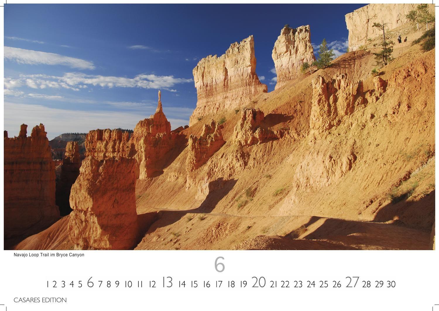 Beispielinhalt (Bild) Nationalparks USA Kalender 2027 - Wandkalender | Fotokalender Nordamerika 24x35cm - Faszinierende Naturmotive aus Amerikas Parks, ideal als Deko & Geschenkidee