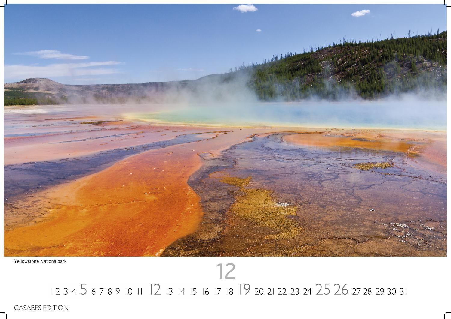 Beispielinhalt (Bild) Nationalparks USA Kalender 2027 - Wandkalender | Fotokalender Nordamerika 24x35cm - Faszinierende Naturmotive aus Amerikas Parks, ideal als Deko & Geschenkidee