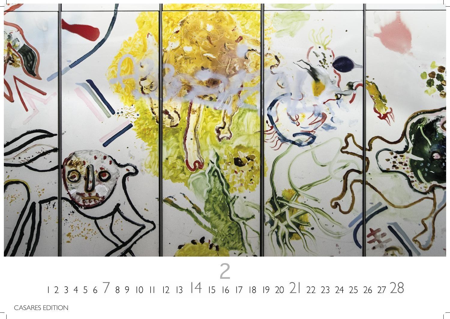 Beispielinhalt (Bild) Berlin Street Art Kalender 2027 - Wandkalender | Fotokalender Deutschland 35x50cm Großformat - Vielfalt und Kreativität der urbanen Kunst