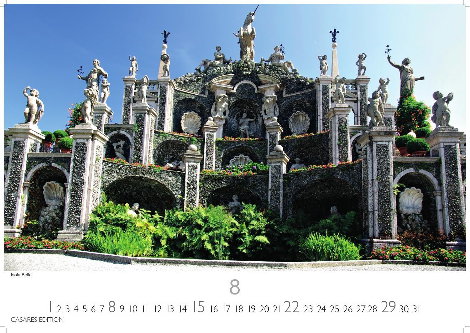 Beispielinhalt (Bild) Lago Maggiore Kalender 2027 - Wandkalender | Fotokalender Italien 35x50cm - . mit 12 traumhaften Motiven