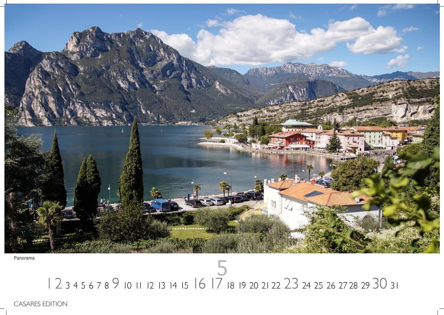Beispielinhalt (Bild) Gardasee Kalender 2027 - Wandkalender | Fotokalender Italien 35x50cm- Italienische Sehnsucht für jeden Monat