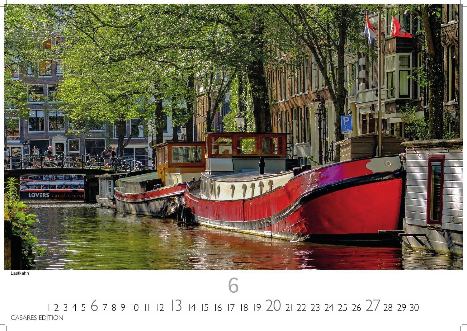 Beispielinhalt (Bild) Amsterdam Kalender 2027 - Wandkalender | Fotokalender |Niederlande |Mitteleuropa 24x35cm - Atemberaubende Fotos von Amsterdams Sehenswürdigkeiten, Kanälen und kulturellen Highlights.