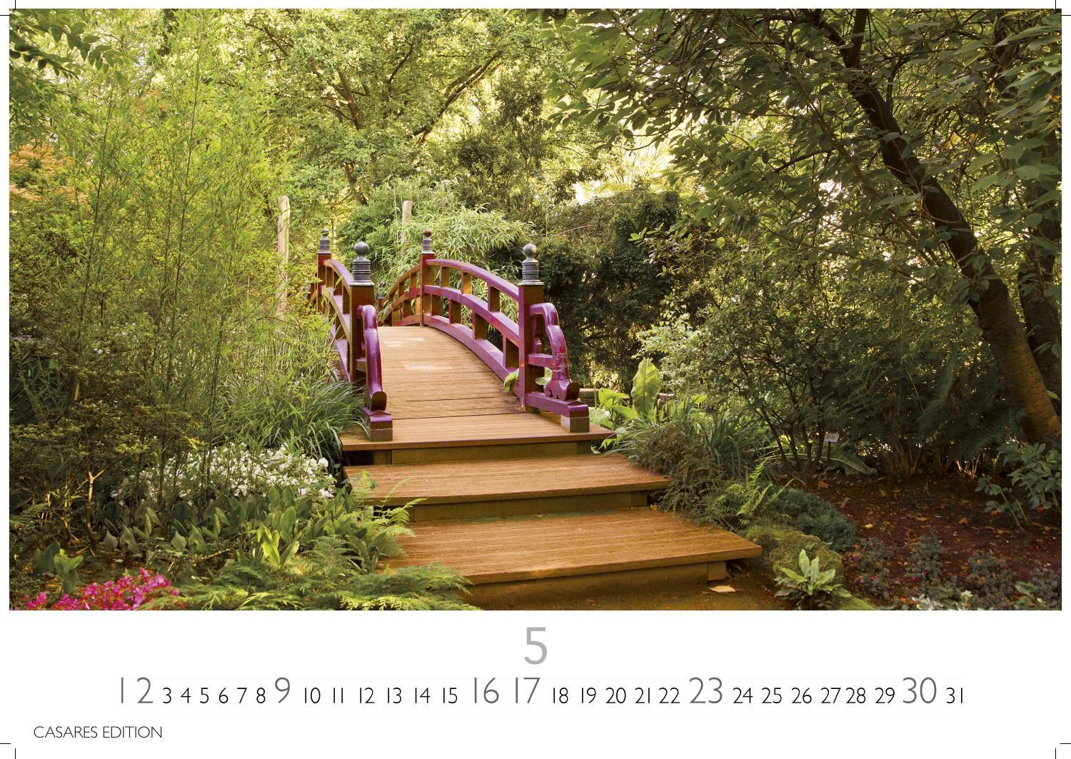 Beispielinhalt (Bild) Japanische Gärten Kalender 2027 - Wandkalender | Fotokalender Asien 24x35cm - Fotografien authentischer japanischer Gärten, perfekt für Natur- und Gartenliebhaber