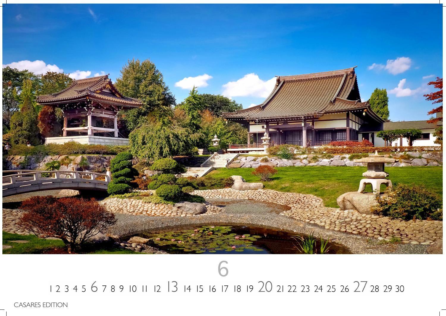 Beispielinhalt (Bild) Japanische Gärten Kalender 2027 - Wandkalender | Fotokalender Asien 24x35cm - Fotografien authentischer japanischer Gärten, perfekt für Natur- und Gartenliebhaber