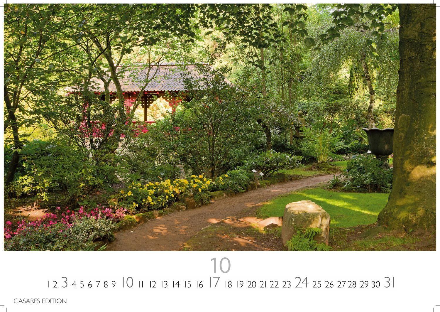 Beispielinhalt (Bild) Japanische Gärten Kalender 2027 - Wandkalender | Fotokalender Asien 24x35cm - Fotografien authentischer japanischer Gärten, perfekt für Natur- und Gartenliebhaber