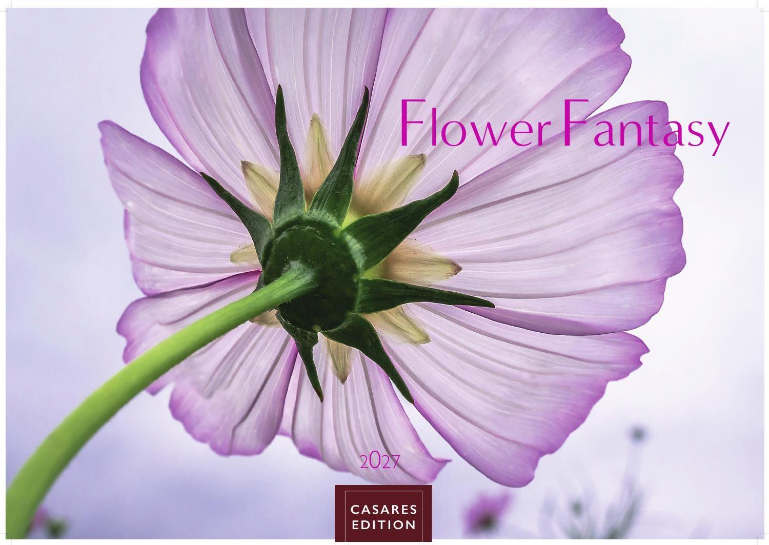 Vorderes Coverbild Flower Fantasy Kalender 2027 - Wandkalender | Fotokalender Naturkalender | Blumenkalender | 35x50cm - Wunderschöne Blumenfotos in bestechender Ästhetik