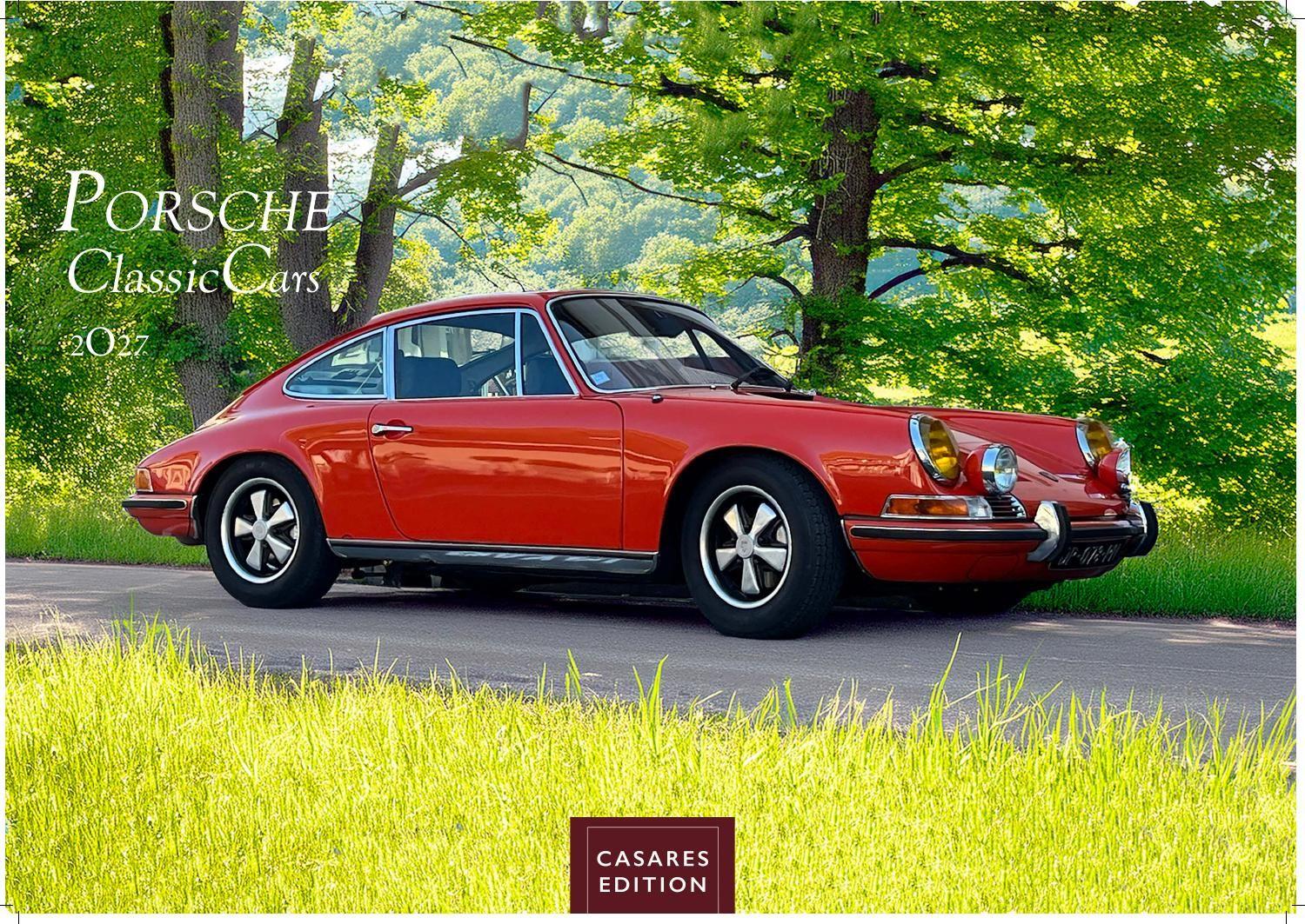 Vorderes Coverbild Porsche Classic Cars Kalender 2027 - Wandkalender | Fotokalender Oldtimer 35x50cm Großformat- Porsche Oldtimer - Zeitloser klassischer Luxus.