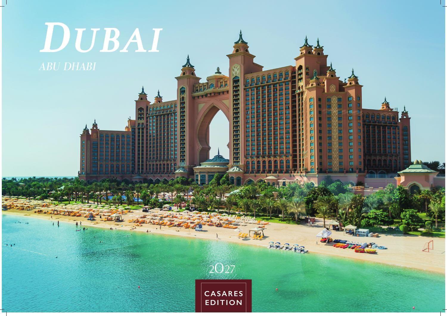 Vorderes Coverbild Dubai/Abu Dhabi Kalender 2027 - Wandkalender | Fotokalender Orient 24x35 cm - . mit atemberaubenden Bildern - Perfekt für Dubai Fans & Reiseliebhaber