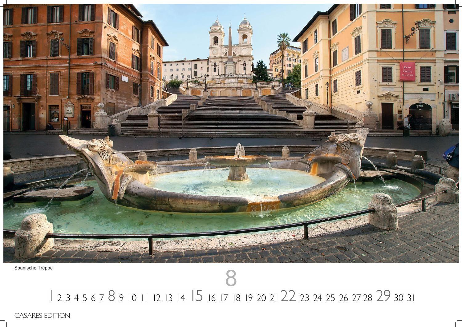 Beispielinhalt (Bild) Rom Kalender 2027 - Wandkalender | Fotokalender Italien 35x50cm - mit 12 beeindruckenden Motiven der ewigen Stadt
