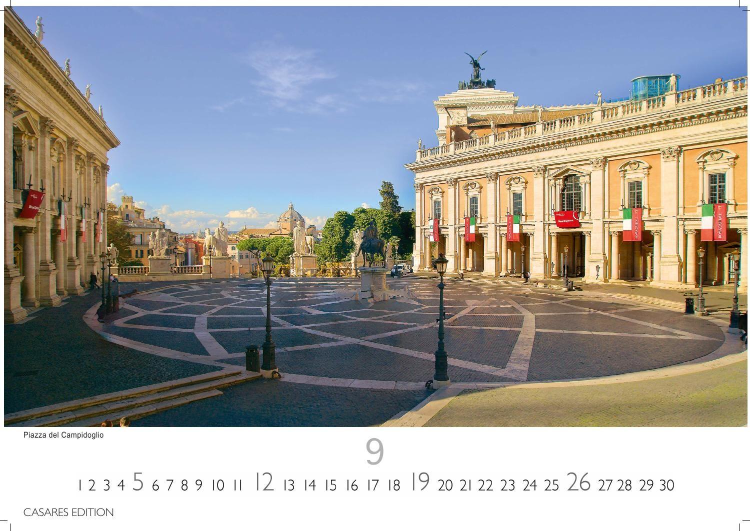 Beispielinhalt (Bild) Rom Kalender 2027 - Wandkalender | Fotokalender Italien 35x50cm - mit 12 beeindruckenden Motiven der ewigen Stadt