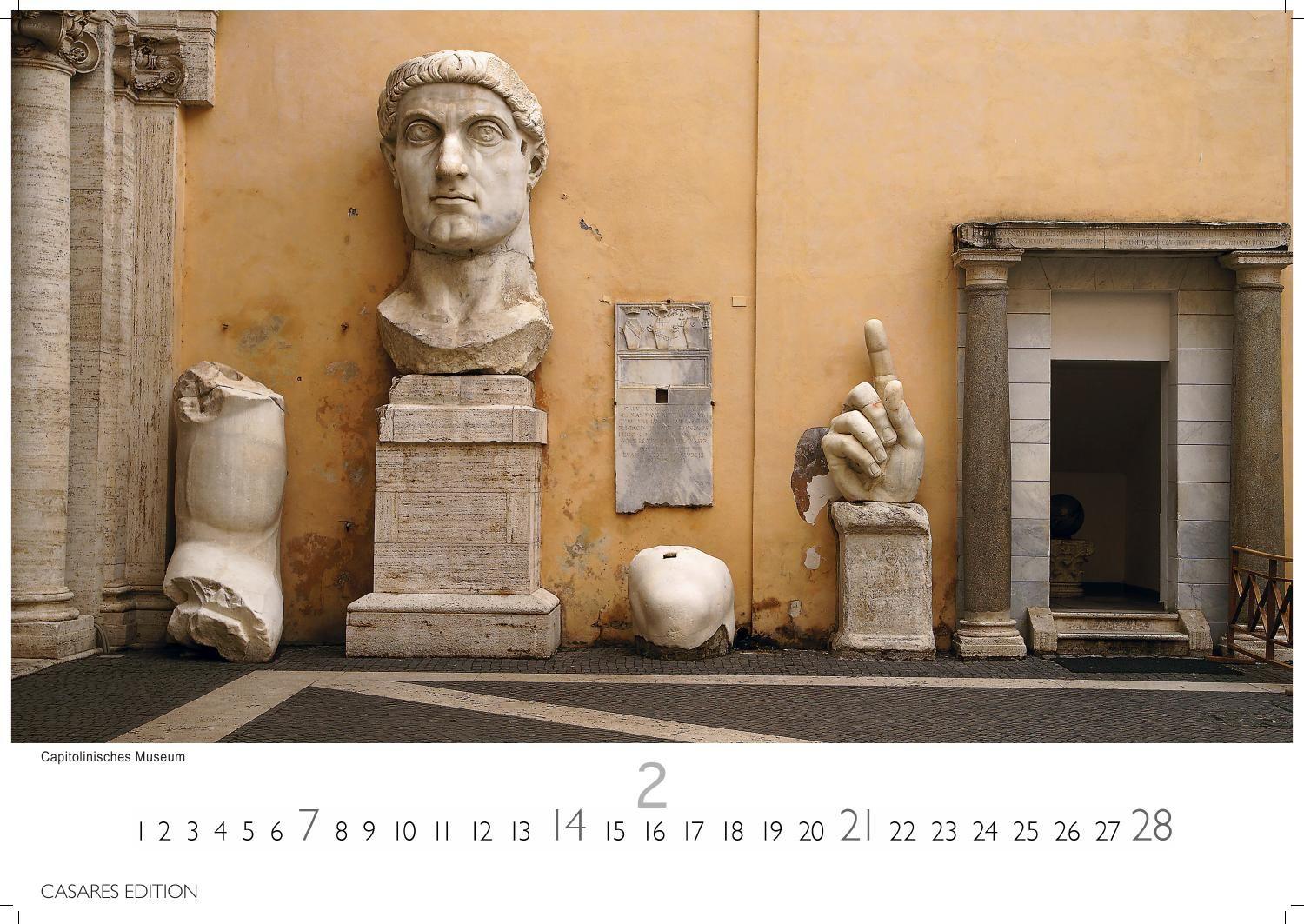 Beispielinhalt (Bild) Rom Kalender 2027 - Wandkalender | Fotokalender Italien 35x50cm - mit 12 beeindruckenden Motiven der ewigen Stadt