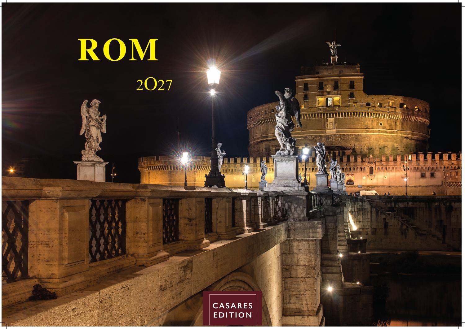 Vorderes Coverbild Rom Kalender 2027 - Wandkalender | Fotokalender Italien 35x50cm - mit 12 beeindruckenden Motiven der ewigen Stadt