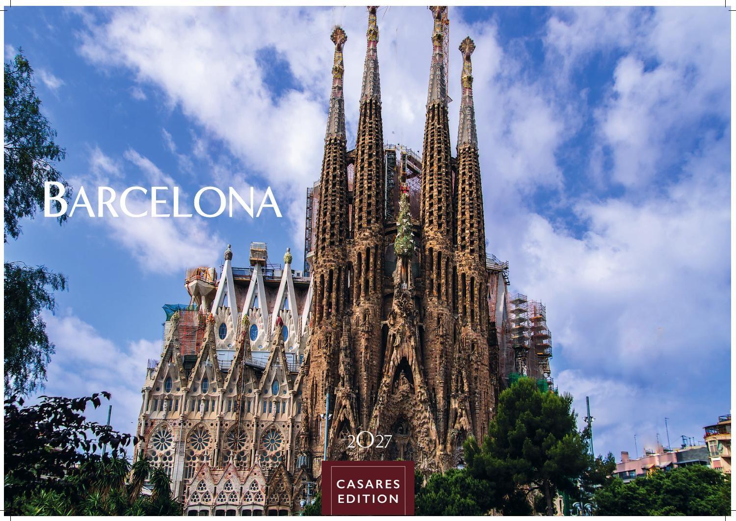 Vorderes Coverbild Barcelona Kalender 2027 - Wandkalender | Fotokalender Spanien 35x50cm - Foto. mit den schönsten Motiven, Sehenswürdigkeiten & Inspirationen"