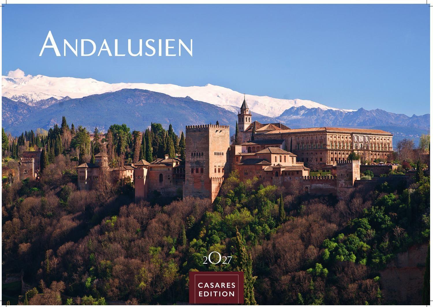 Vorderes Coverbild Andalusien Kalender 2027 - Wandkalender | Fotokalender Spanien 35x50 cm - . mit den Highlights dieser faszinierenden Region