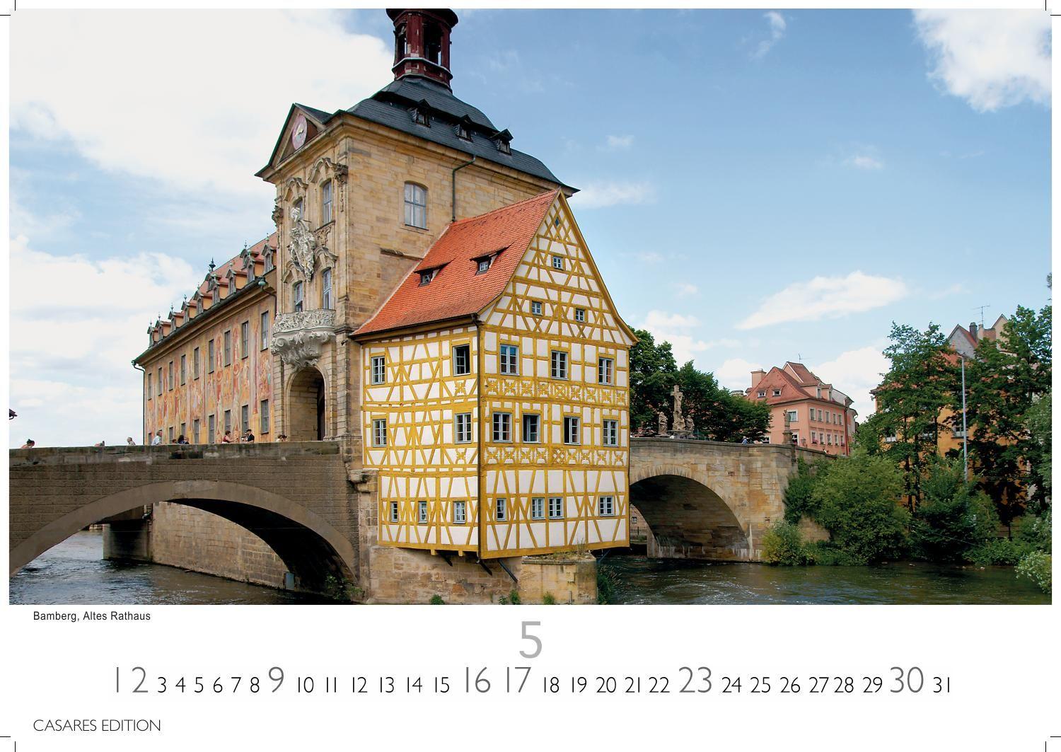 Beispielinhalt (Bild) Franken Kalender 2027 - Wandkalender | Fotokalender Deutschland 50x35cm - faszinierende Landschaften, historische Orte und Natur