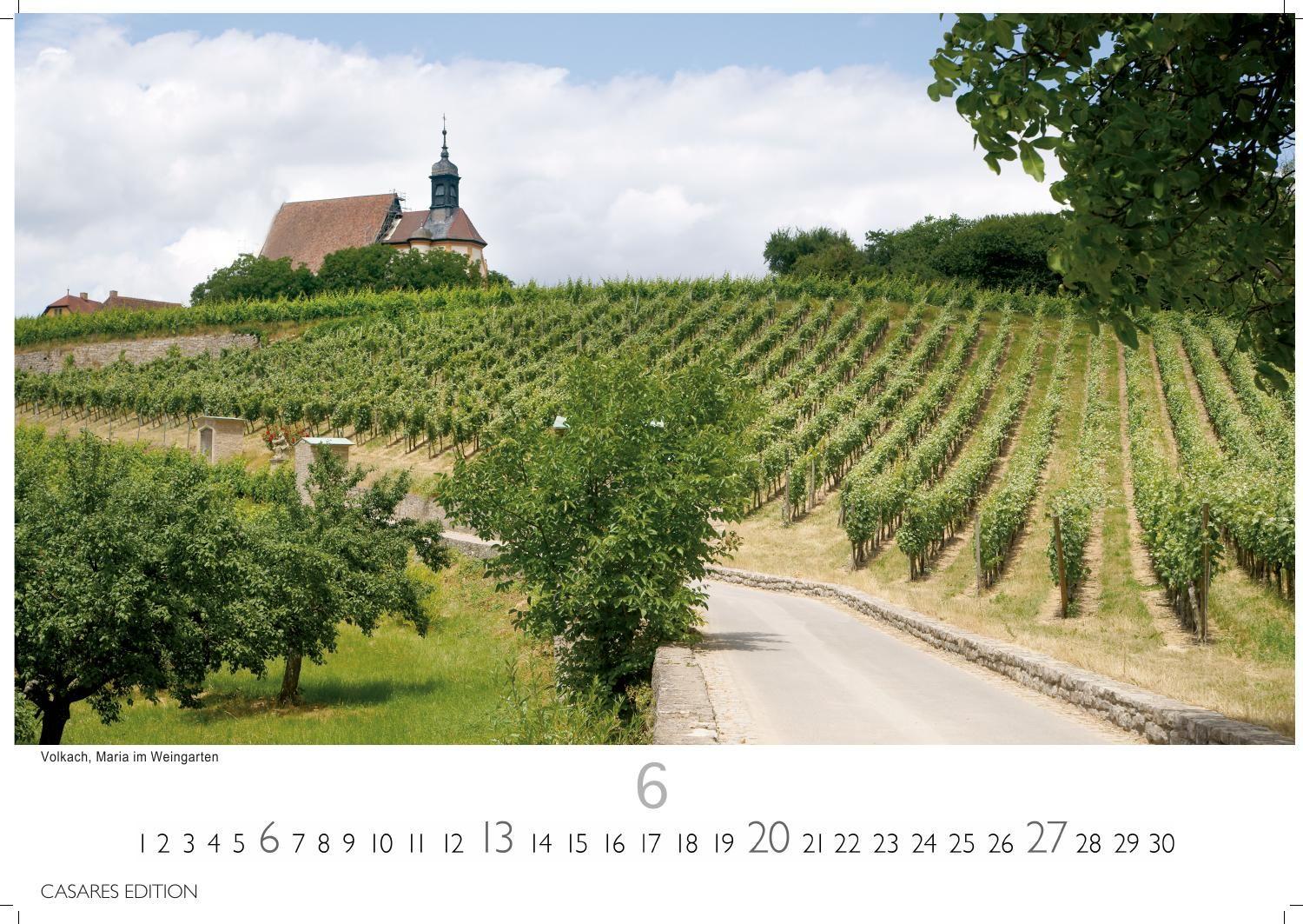 Beispielinhalt (Bild) Franken Kalender 2027 - Wandkalender | Fotokalender Deutschland 50x35cm - faszinierende Landschaften, historische Orte und Natur