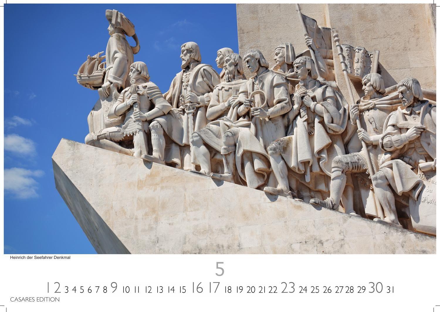 Beispielinhalt (Bild) Lissabon Kalender 2027 - Wandkalender | Fotokalender Portugal 35x50cm - Atemberaubende Fotos dieser schönen Stadt