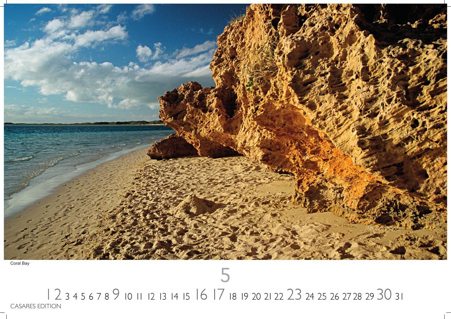 Beispielinhalt (Bild) Australien Kalender 2027 - Wandkalender | Fotokalender Ozeanien 35x50cm - 12 atemberaubende Landschaften aus Down Under, perfekt als Geschenk & Wanddeko
