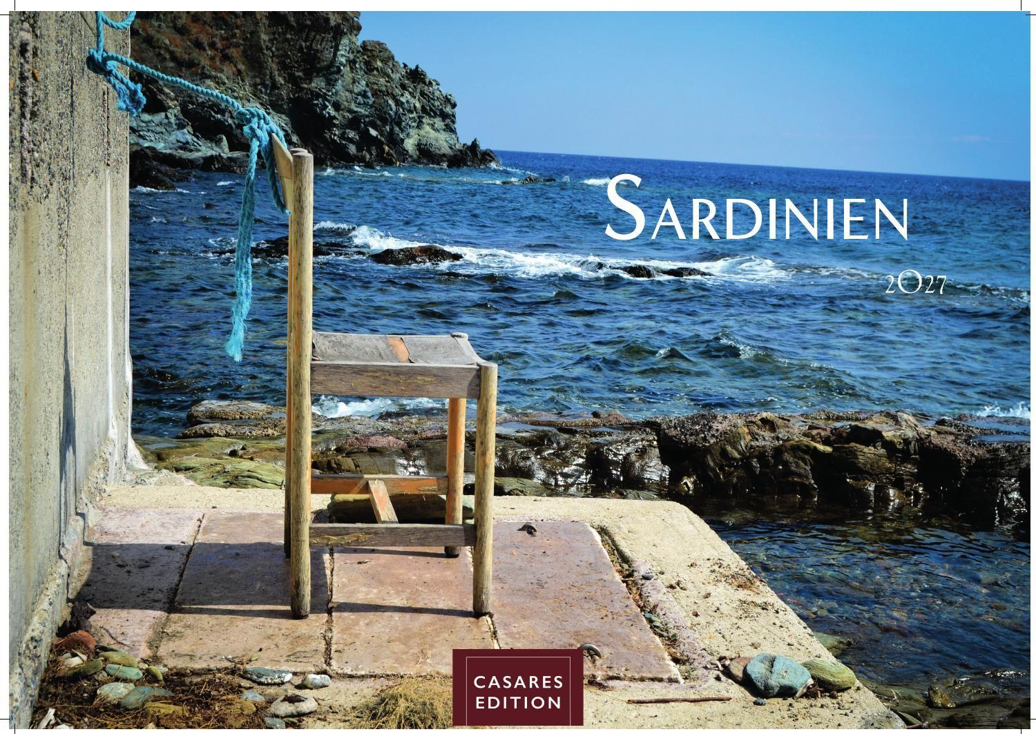 Vorderes Coverbild Sardinien Kalender 2027 - Wandkalender | Fotokalender Italien 24x35 cm - mit 12 traumhaften Motiven der Mittelmeerinsel.