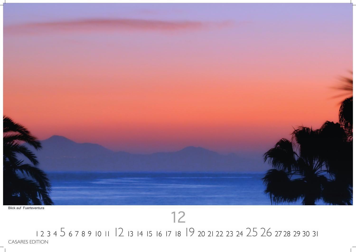 Beispielinhalt (Bild) Lanzarote Kalender 2027 - Wandkalender | Fotokalender Spanien 35x50 cm- - . mit beeindruckenden Bildern von Lanzarote