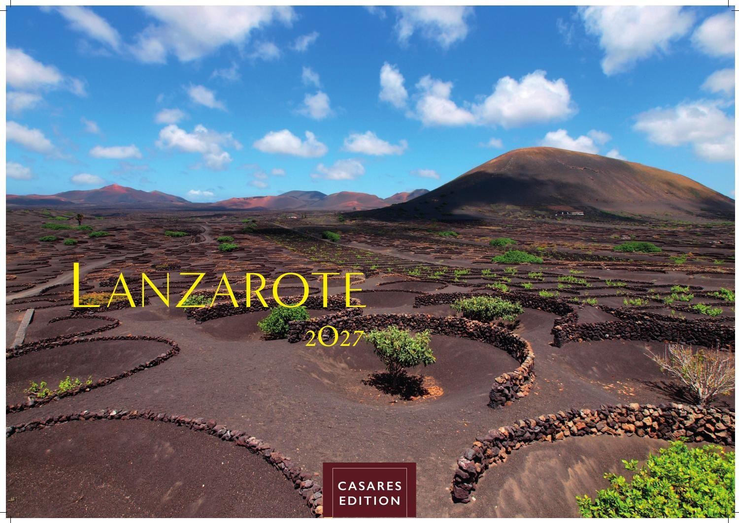 Vorderes Coverbild Lanzarote Kalender 2027 - Wandkalender | Fotokalender Spanien 35x50 cm- - . mit beeindruckenden Bildern von Lanzarote