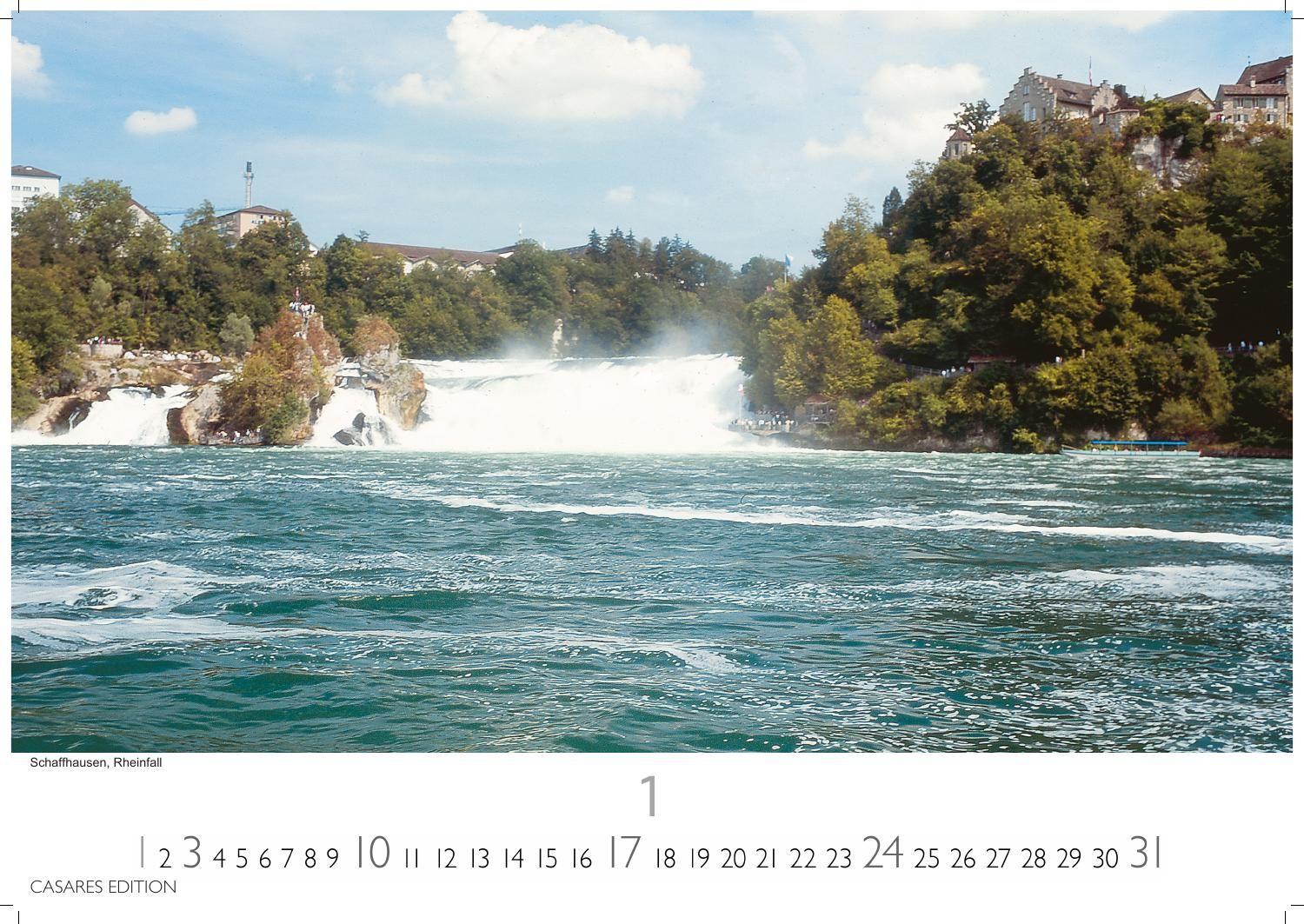 Beispielinhalt (Bild) Der Rhein Kalender 2027 - Wandkalender | Fotokalender Deutschland 24x35cm | mit 12 eindrucksvollen Aufnahmen von Flusslandschaften, Burgen und Weinregionen