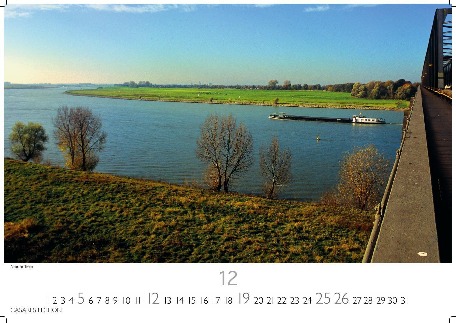 Beispielinhalt (Bild) Der Rhein Kalender 2027 - Wandkalender | Fotokalender Deutschland 24x35cm | mit 12 eindrucksvollen Aufnahmen von Flusslandschaften, Burgen und Weinregionen