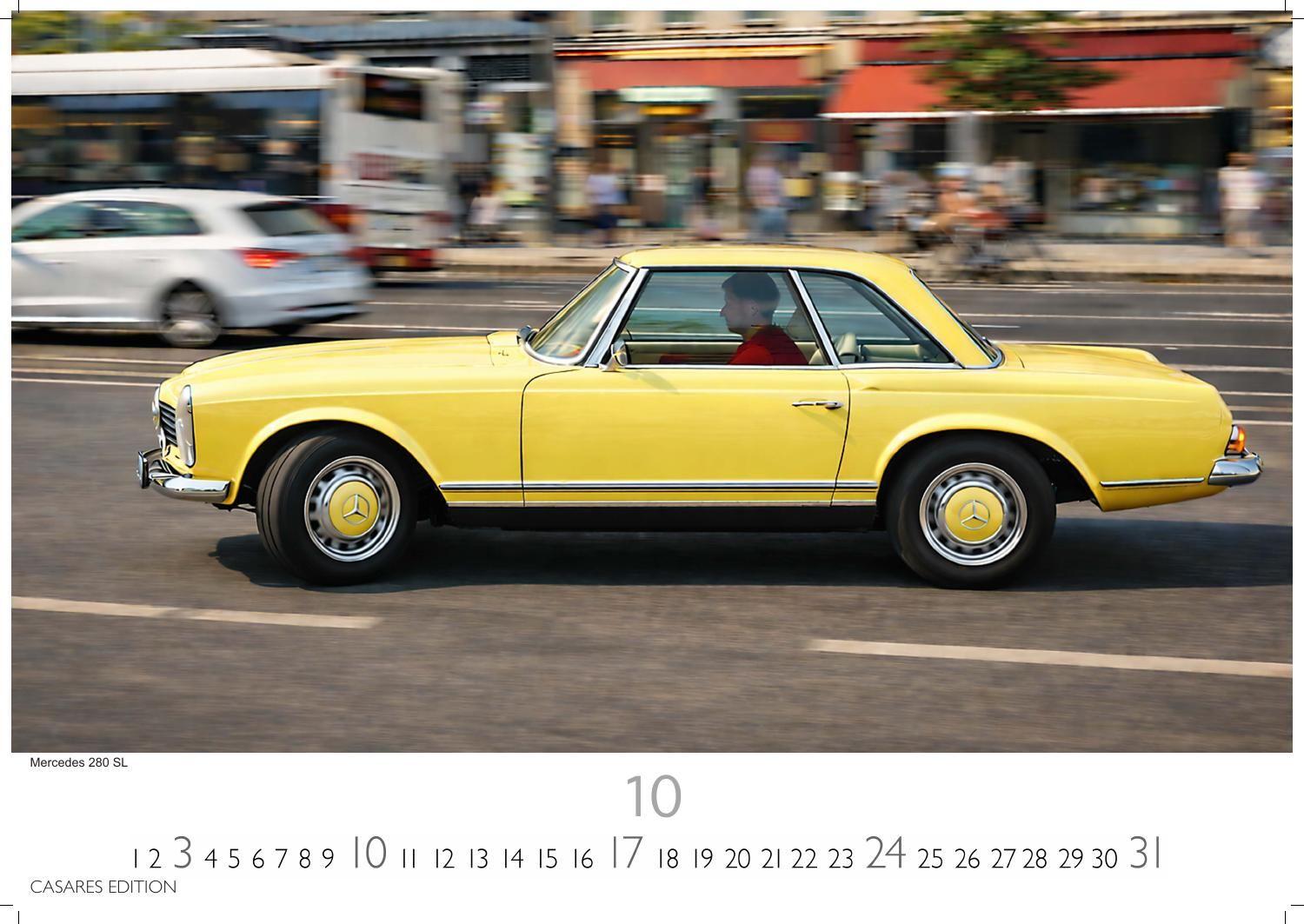 Beispielinhalt (Bild) German Classic Cars Kalender 2027 - Wandkalender | Fotokalender Oldtimer 24x35 cm - deutsche Oldtimer - Meisterwerke deutscher Automobilgeschichte