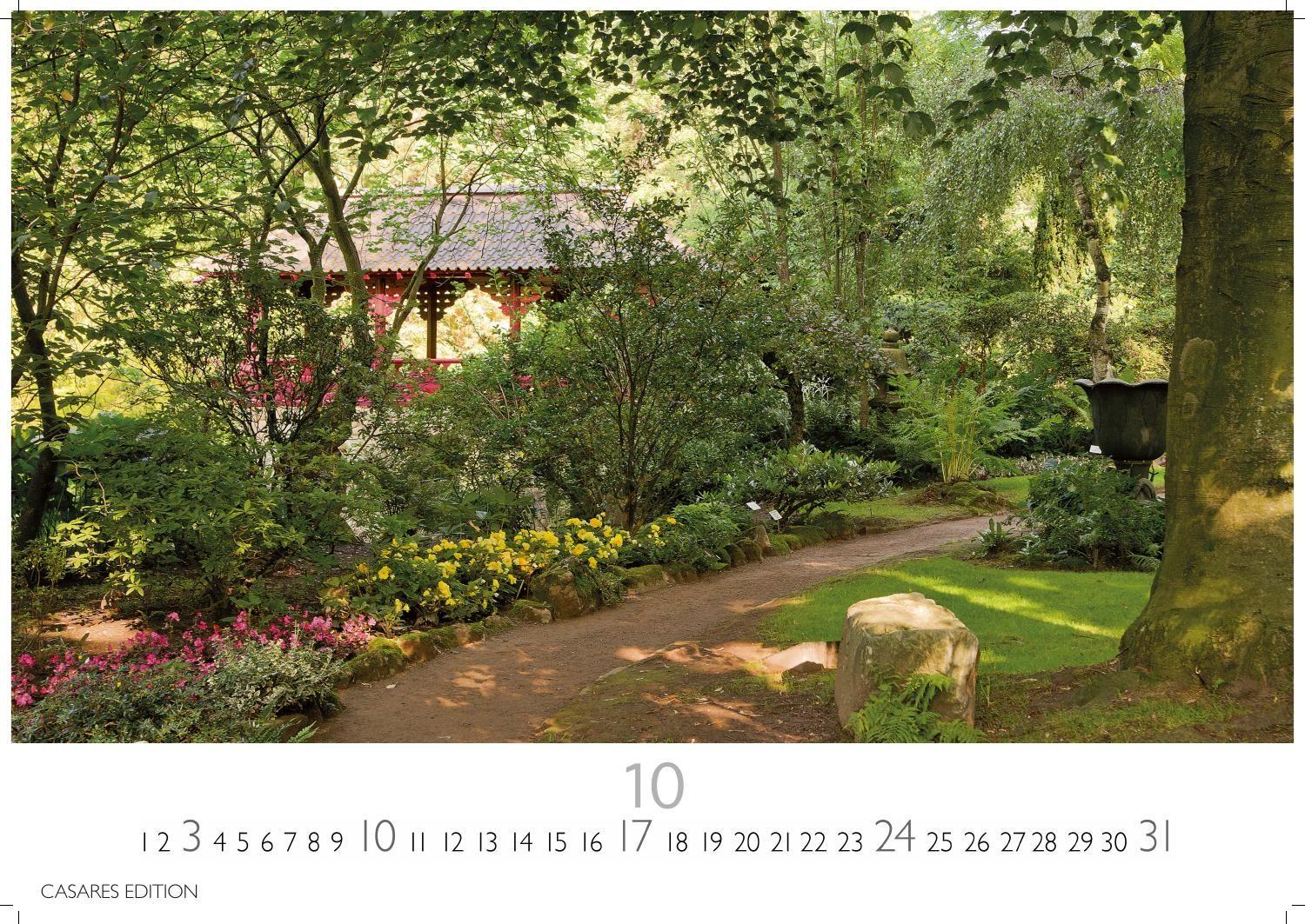 Beispielinhalt (Bild) Japanische Gärten Kalender 2027 - Wandkalender | Fotokalender Asien 35x50cm Grosses Format - Fotografien authentischer japanischer Gärten, perfekt für Natur- und Gartenliebhaber