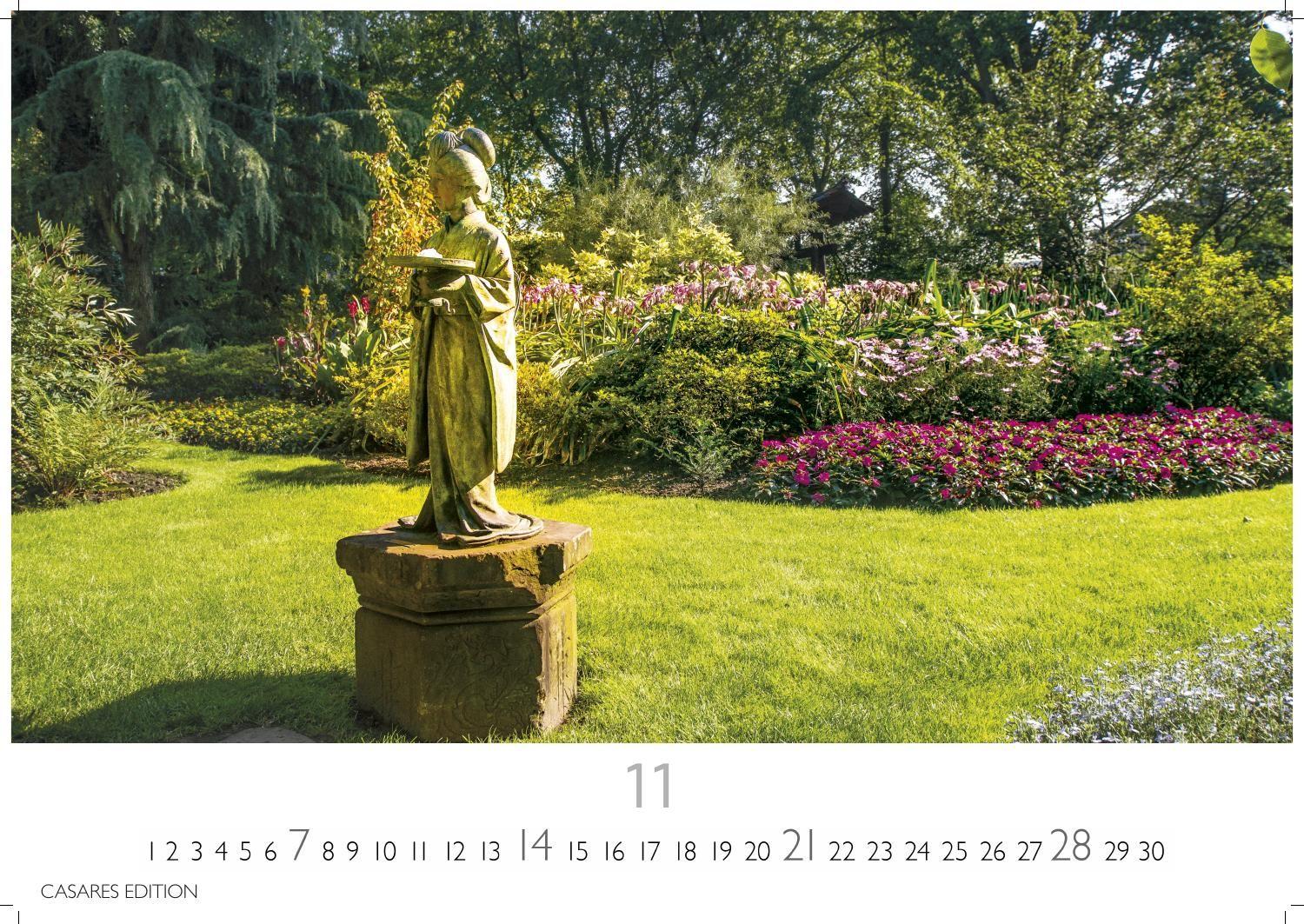 Beispielinhalt (Bild) Japanische Gärten Kalender 2027 - Wandkalender | Fotokalender Asien 35x50cm Grosses Format - Fotografien authentischer japanischer Gärten, perfekt für Natur- und Gartenliebhaber