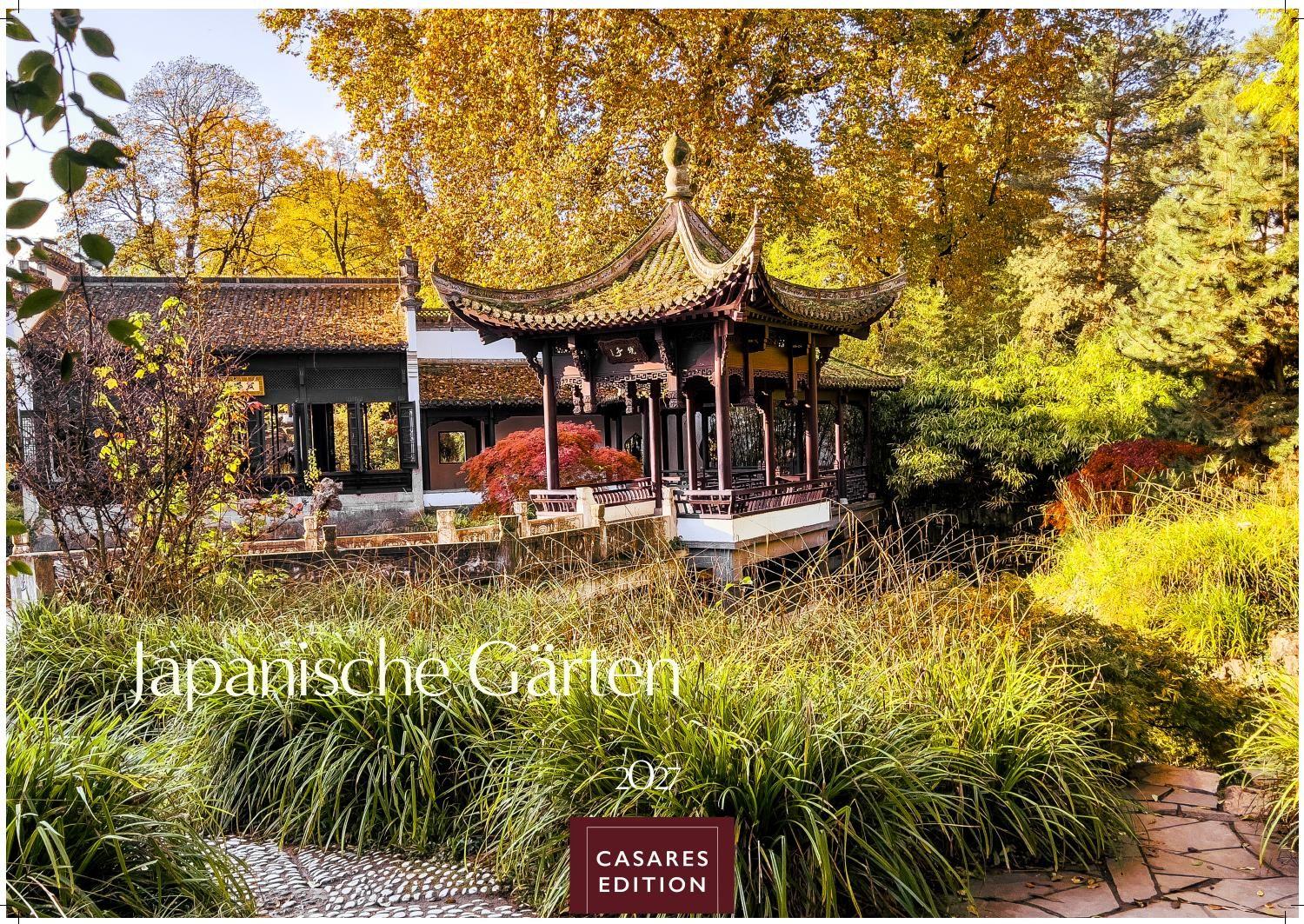 Vorderes Coverbild Japanische Gärten Kalender 2027 - Wandkalender | Fotokalender Asien 35x50cm Grosses Format - Fotografien authentischer japanischer Gärten, perfekt für Natur- und Gartenliebhaber