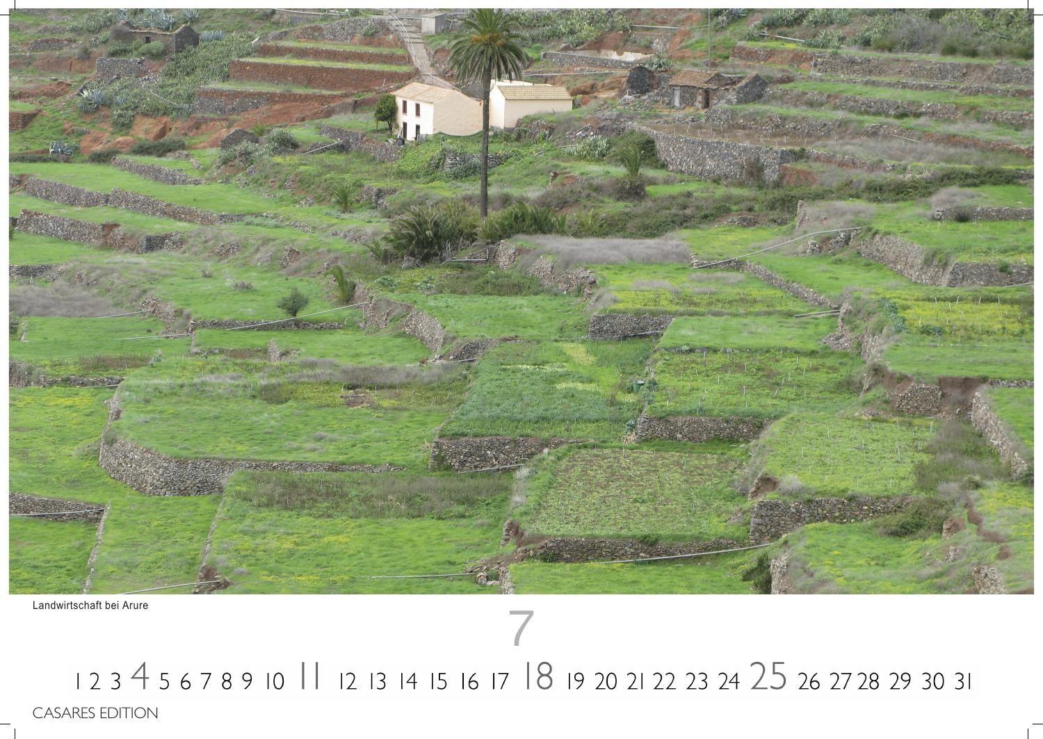 Beispielinhalt (Bild) La Gomera Kalender 2027 - Wandkalender | Fotokalender Spanien 35x50cm - Atemberaubender . mit den schönsten Motiven der Kanareninsel